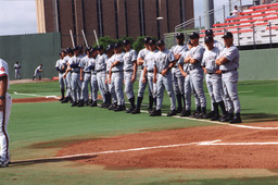 Baseball team, University of Nevada, 1997