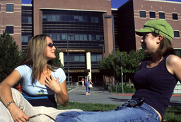 Students on campus, William J. Raggio Education Building, 2003