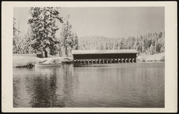 Water gates at Lake Tahoe outlet and Truckee River