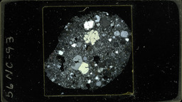 Thin section 56NC93, rhyolite (polarized)