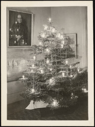 Christmas tree in Dr. Church's home, copy 2