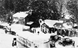 Winter scene in Baxter, California, circa 1930s