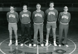 Men's basketball coaching staff, University of Nevada, circa 1988