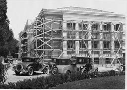 Mackay Science Building construction, 1930