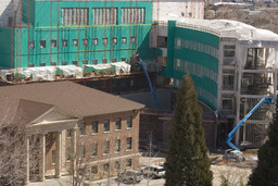 Davidson Mathematics and Science Center construction, 03/11/2009