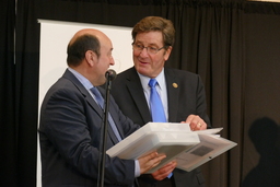 Amerikanuak book presentation Garamendi and Ortuzar 2