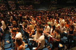 New student orientation, Lawlor Events Center, 2004
