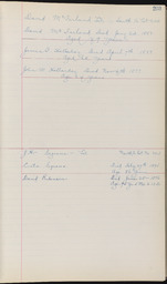 Cemetery Record, page 203