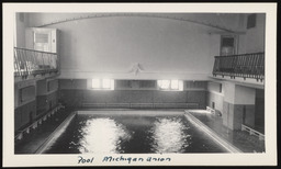 Pool inside Michigan Union building