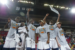 Men's basketball players, University of Nevada, 2004