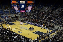Lawlor Events Center prior to the WAC tournament championship game, University of Nevada, 2009