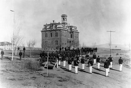 Cadet Corps Band, Morrill Hall, ca. 1890