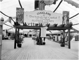 Oakland's exhibit, Transcontinental Highways Exposition, Reno, Nevada, 1927
