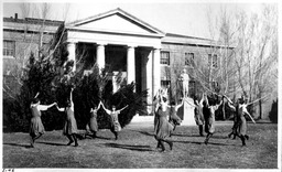 Women's Physical Education Class, Mackay School of Mines Building, 1920