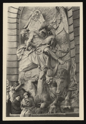 Large relief sculpture of Prometheus