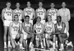 Men's basketball team, University of Nevada, 1965