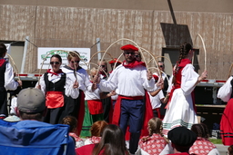 Elko Euzkaldunak dancers dancing at the 39th Annual Basque Festival in Winnemucca