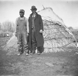Lorenzo D. Creel with Paiute man