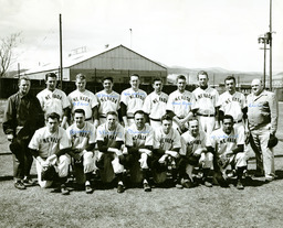 Baseball team, University of Nevada, 1954