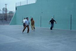 Basque Men Playing Pelota