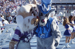 Waldo and Wolfie, University of Nevada, circa 1992