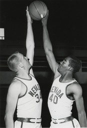 Bob Schebler and Napolean Montgomery, University of Nevada, 1965