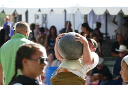 Harri-jatsotzea demonstration at the 2021 Basque Festival in Elko 3