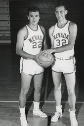 Mile Olivas and Tom Andreason, University of Nevada, circa 1965