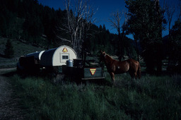 Trailer in the Mountains