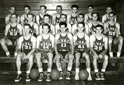 Basketball team, University of Nevada, 1953