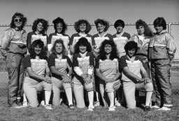 Softball team, University of Nevada, 1987