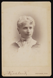 Unidentified woman with flower earrings