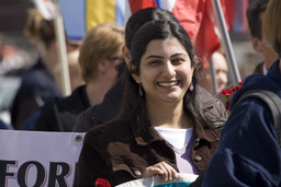 International Women's Day Parade, Joe Crowley Student Union, 2008