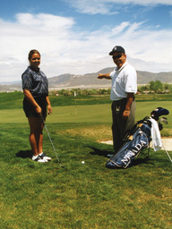 Angie Yoon Adams and Carl Laib, University of Nevada, circa 1999