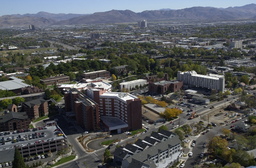 Aerial view of the dormitories, 2003