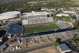 Aerial view of Mackay Stadium and Lawlor Events Center, 2010