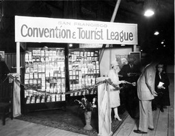 San Francisco Convention and Tourist League exhibit, Transcontinental Highways Exposition, Reno, Nevada, 1927