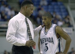 Trent Johnson and Adrian McCullough, University of Nevada, circa 2001
