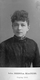 Mrs. Berta Hatch, Copying Clerk