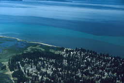 Upper Truckee River and Al Tahoe aerial view, looking North, 1965