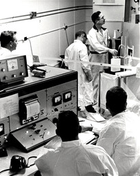 Nuclear Engineering Department's first nuclear reactor, 1963