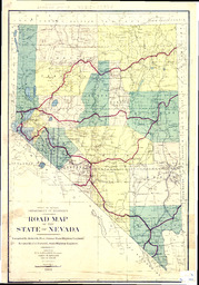 Road Map of the State of Nevada