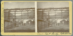 Virginia and Truckee Railroad bridge at Crown Point Ravine