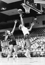 Women's basketball player, University of Nevada, 1980