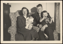 Patricia Clarkin, Leland Sparks Jr., and two of their kids