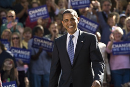 Politician Senator Barack Obama Presidential Campaign, Quad, 2008