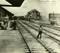 First depot and freight station in Reno