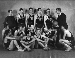 Men's basketball team, University of Nevada, 1939
