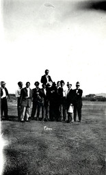 Mackay Athletic Field dedication ceremony, 1909
