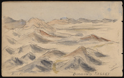 Sketchbook 1, page 06, "Diamond Valley" from the Kit Carson Mine